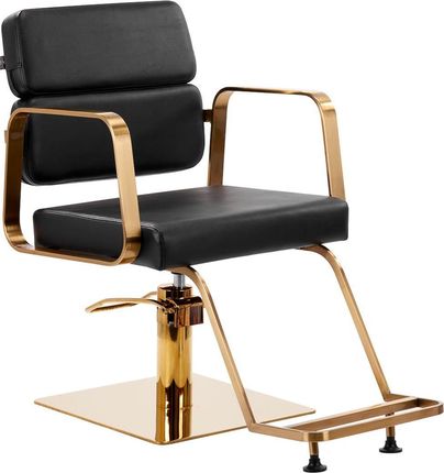 Gabbiano fotel fryzjerski Porto złoto czarny