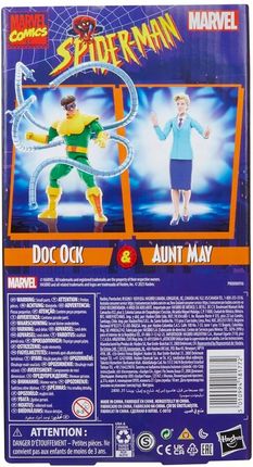 【新品未開封】Doc Ock & Aunt May フィギュア Hasbro Marvel Legends Series Doctor Octopus & Aunt May VHS Action