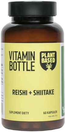 Vitamin Bottle, Reishi + Shiitake, 60 kapsułek