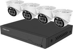 Foscam Zestaw Monitorujący Fna108E-T4-2T Fna108E-T4-2T, 8-Kanałowy, Z 4 Kamerami, 3840x2160 Px (FNA108ET42T)