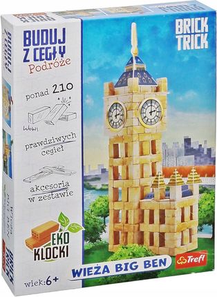 Trefl Brick Trick Travel buduj z cegły Wieża Big Ben 210el. 61812