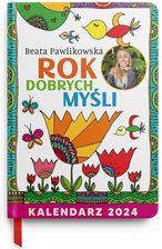 Zdjęcie Kalendarz książkowy 2024 dzienny Zdrowa Sowa Beata Pawlikowska Rok dobrych myśli - Barczewo