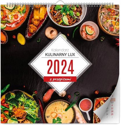 Kalendarz Kulinarny ścienny 2024 Rok