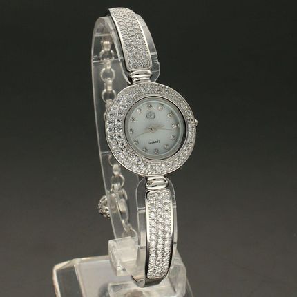 Zegarek damski srebrny 925 'Elegance Pearl'