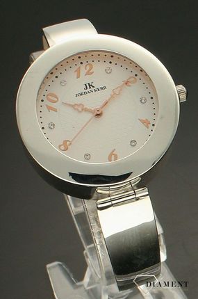 Zegarek damski srebrny sztywna bransoleta DIA-ZEG-10926-925