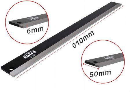 Szczelinomierz Satra S-Hmf Liniał Płaski Stalowy 610Mm Shmf - zdjęcie 4