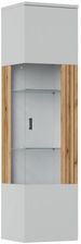 Zdjęcie Meble Wójcik Alverno Alvv01R Witryna 1 Drzwiowa Popiel/Dąb Coast Evoke 29449 - Lipiany