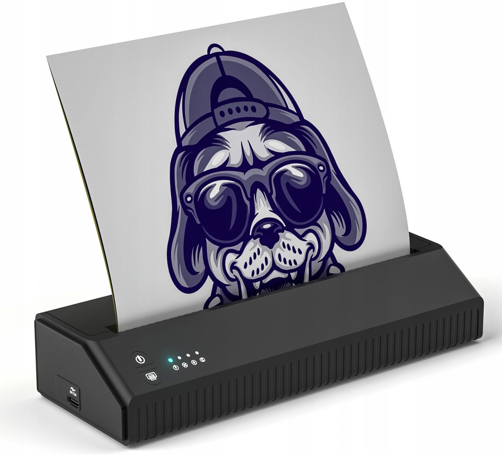 Drukarka Bluetooth Tattoo Printer Termiczna Ios, Android Bezprzewodowa ...