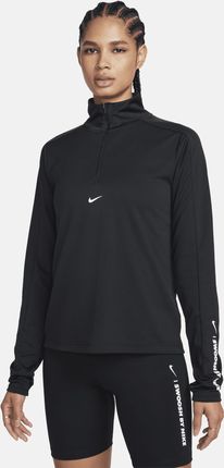 Damska bluza z zamkiem 1/4 Dri-FIT Nike Pacer - Czerń