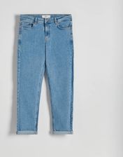 Reserved - Jeansy boyfriend slim - Niebieski