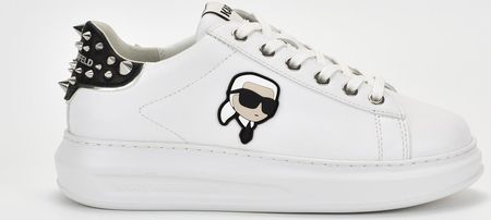 Damskie Sneakersy Karl Lagerfeld Kapri Karl Nft Stud Tab Kl62529N-011 – Biały