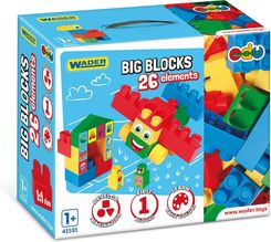 Zdjęcie Wader Klocki Big Blocks Naklejki 26El. 41591 - Bielsko-Biała