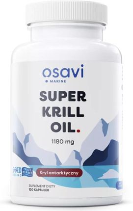Osavi Super Krill Oil, 1180 mg, 120 kapsułek