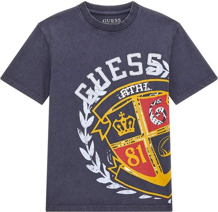 Dziecięca Koszulka z krótkim rękawem Guess SS Oversize T-Shirt L4Ri15K8Hm4-G7V2 – Granatowy
