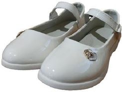 Zdjęcie BALERINKI WIZYTOWE DZIEWCZĘCE BIAŁE ROZMIAR 35 - Śmigiel
