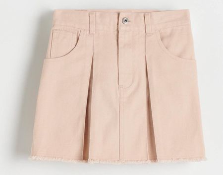 Reserved - Jeansowa spódniczka - Różowy