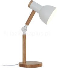 Zuma Line Balbo Lampa Stołowa Biały, Drewno (T22004Bwh)