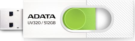 Adata UV320 512GB USB3.2 biało-zielony (AUV320512GRWHGN)