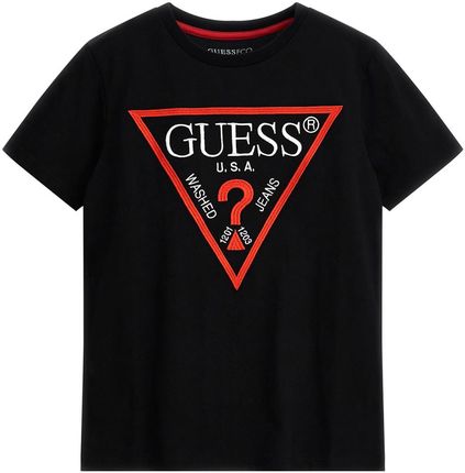 Dziecięca Koszulka z krótkim rękawem Guess SS T-Shirt L3Bi41K8Hm4-Jblk – Czarny