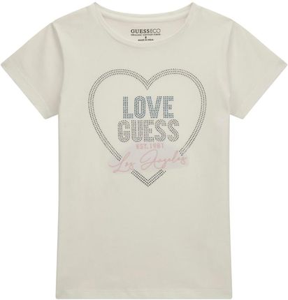 Dziecięca Koszulka z krótkim rękawem Guess SS T-Shirt J4Ri35K6Yw4-G011 – Biały