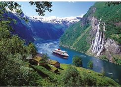 Zdjęcie Ravensburger 1000El. Norweskie Fiordy 158041 - Mosina
