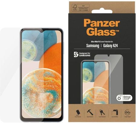 Panzerglass Screen Protector Samsung Galaxy A24 Ultra Wide Fit