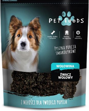 Silesia Pet Foods Żwacze Wołowe Suszone 100 % Natruralny Przysmak Gryzak Dla Psa 500G