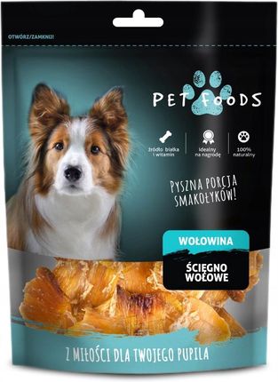 Silesia Pet Foods Ścięgna Wołowe Suszone 100% Natruralny Przysmak Gryzak Dla Psa 100G