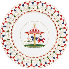 Zdjęcie Rose&Tulipani Talerz Obiadowy Xmas Carousel 25Cm - Wolbórz