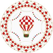 Zdjęcie Rose&Tulipani Talerz Do Sałatek Xmas Carousel 21Cm - Kazimierza Wielka