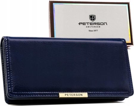 Duży portfel damski ze skóry ekologicznej - Peterson