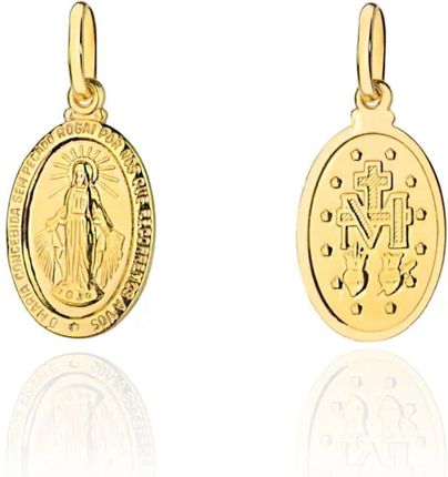 Biżuteria Gabor Złoty medalik Cudowny średni 585