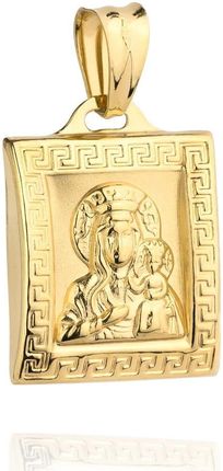 Biżuteria Gabor Złoty medalik Matka Boska w obrazie 585