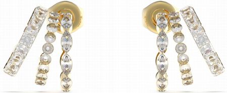 Kolczyki Guess Crazy Earrings Pręciki z cyrkoniami Stal kolor złota Sztyft