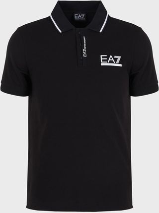 Męska Koszulka Ea7 Emporio Armani Tennis Club M Polo JS ST 3Dpf17Pj03Z1200 – Czarny