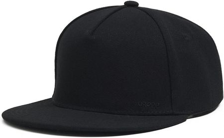 Cropp - Gładka czarna czapka z daszkiem - Czarny