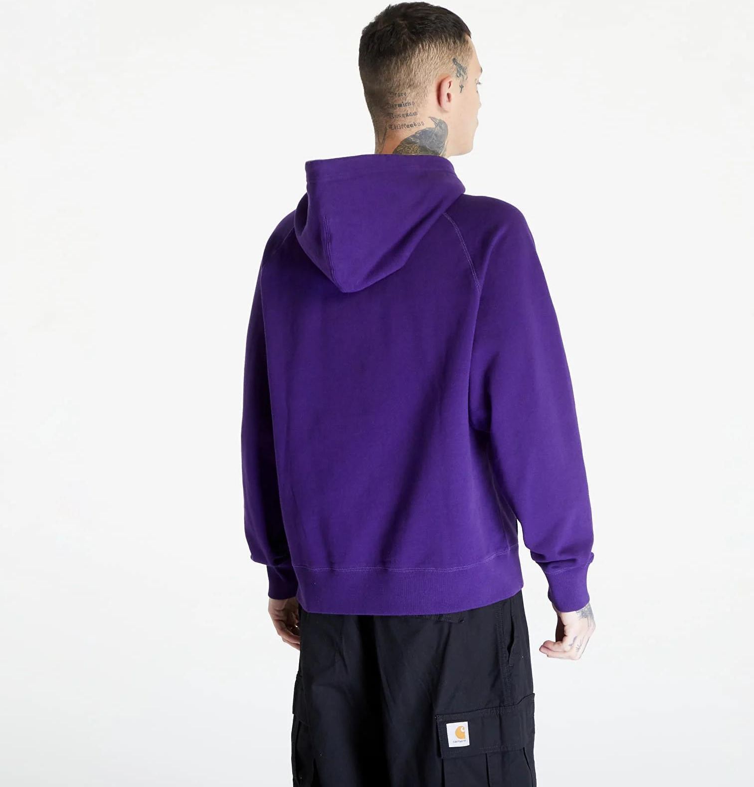 【Carhartt】HOODED CHEAP THRILLS SWEATSHIRT R5390 Carhartt WIP Hooded Cheap Thrills Sweat UNISEX Tyrian - Ceny