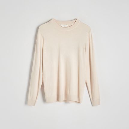 Reserved - Wiskozowy sweter - Różowy