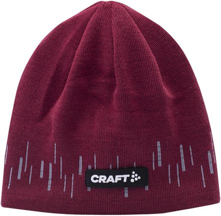 Czapka zimowa Craft Adv Nordic Training Merino Hat 1914321-447000 – Bordowy