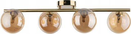 Lampa sufitowa szklane klosze Estera Złoty G9 Max 6W 4513 Tk Lighting
