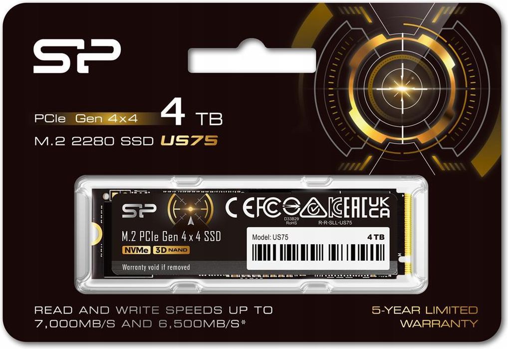фото SSD накопитель Silicon Power US75 4 TB (SP04KGBP44US7505)