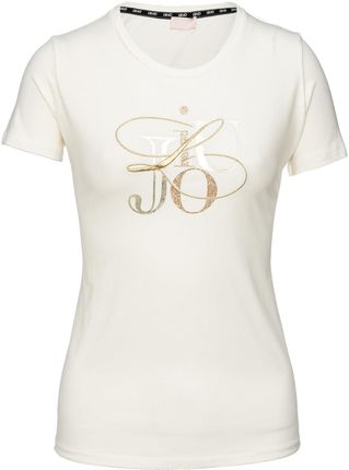 Damska Koszulka z krótkim rękawem Liu JO T-Shirt ST P M/C Ta4136 Ta4136Js003N9051 – Biały