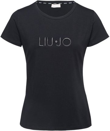 Damska Koszulka z krótkim rękawem Liu JO T-Shirt ST P M/C Ta4136 Ta4136Js003S9917 – Czarny