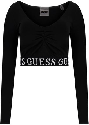 Damska Koszulka z długim rękawem Guess Kiran LS Active Top V3Bp08Mc04Z-Jblk – Czarny