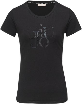 Damska Koszulka z krótkim rękawem Liu JO T-Shirt ST P M/C Ta4136 Ta4136Js003R9733 – Czarny