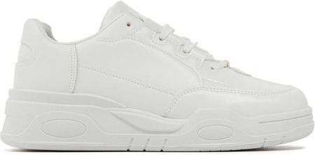 Cropp - Białe sneakersy na grubej podeszwie - Biały