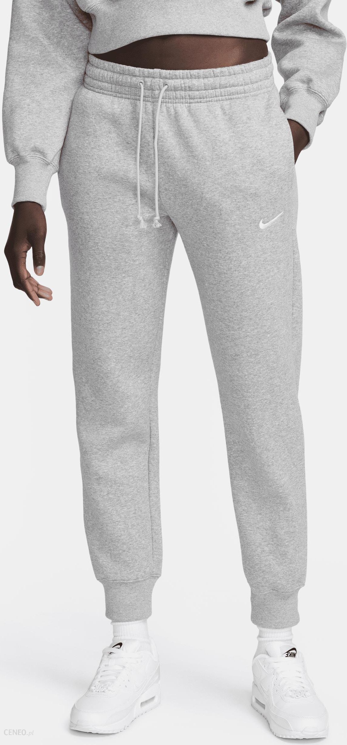 Damskie spodnie dresowe ze średnim stanem Nike Sportswear Phoenix