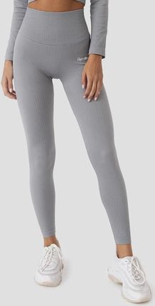 GymBeam Prążkowane legginsy FLO Grey