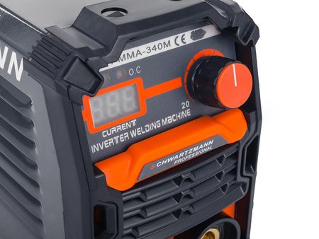 Schwartzmann Spawarka Inwertorowa 340A Lcd Mma Igbt Tig Lift Maska Przewody - zdjęcie 4