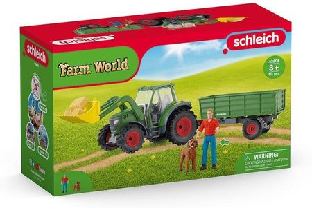Schleich Traktor Z Przyczepą 42608